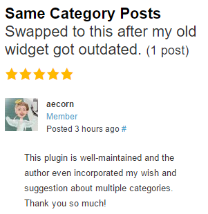 5-star rating on wordpress.org